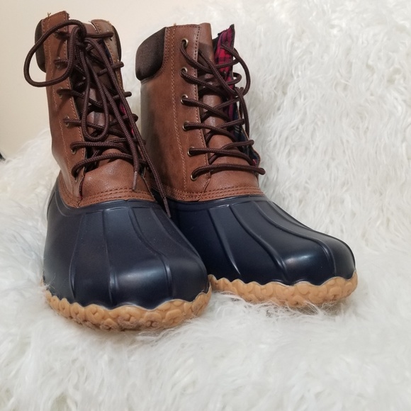 weatherproof vintage duck boots